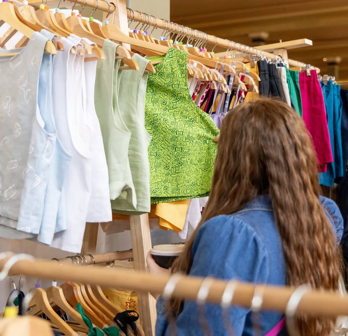 Selling handmade fashion at local markets