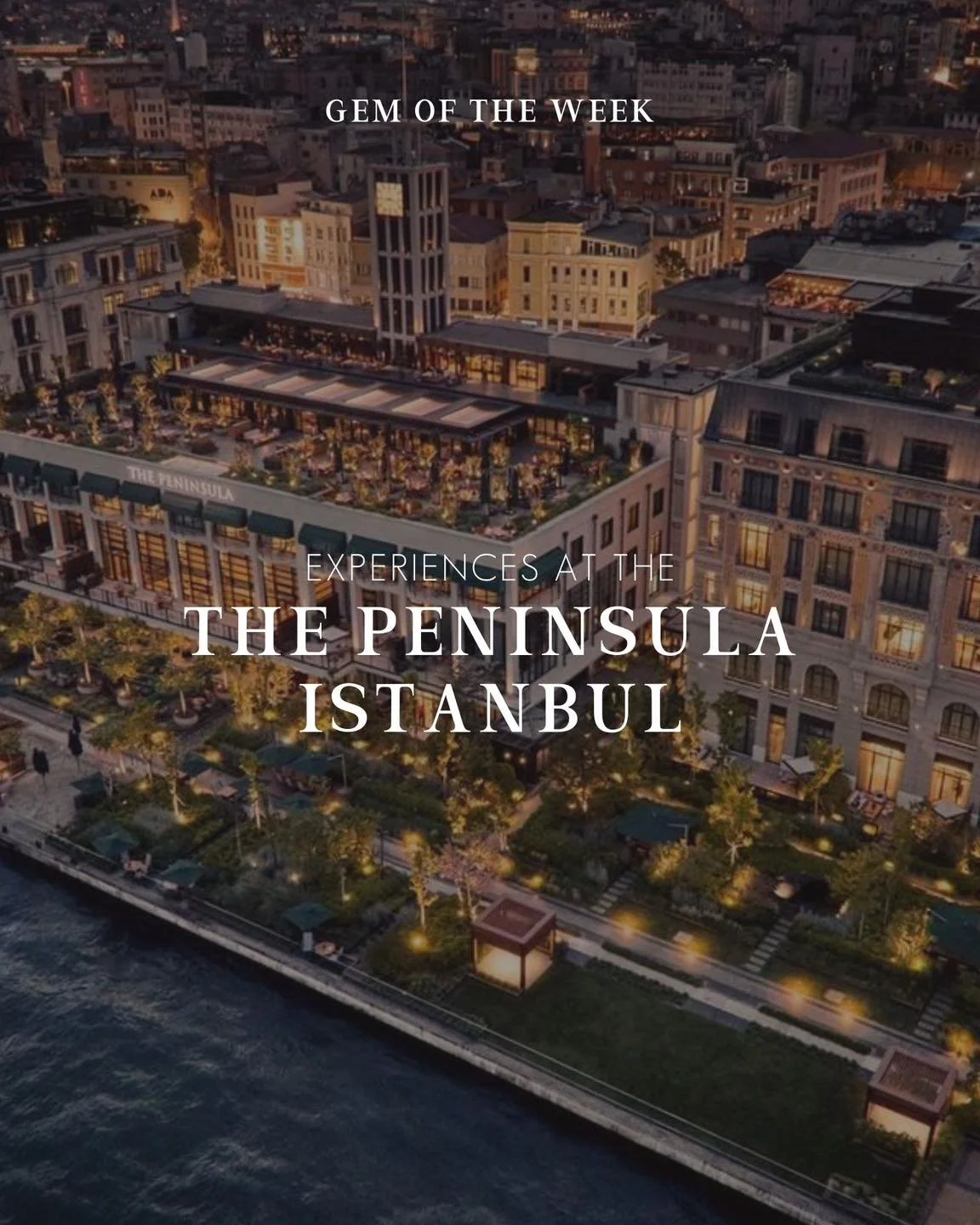 &ldquo;Where continents meet, time slows down.&rdquo;
 Bosphorus breeze, marble hammams, and sunsets that spill gold over Karak&ouml;y. ✨

 At The Peninsula Istanbul, luxury isn&rsquo;t loud &mdash; it&rsquo;s whispered through details, stillness, an