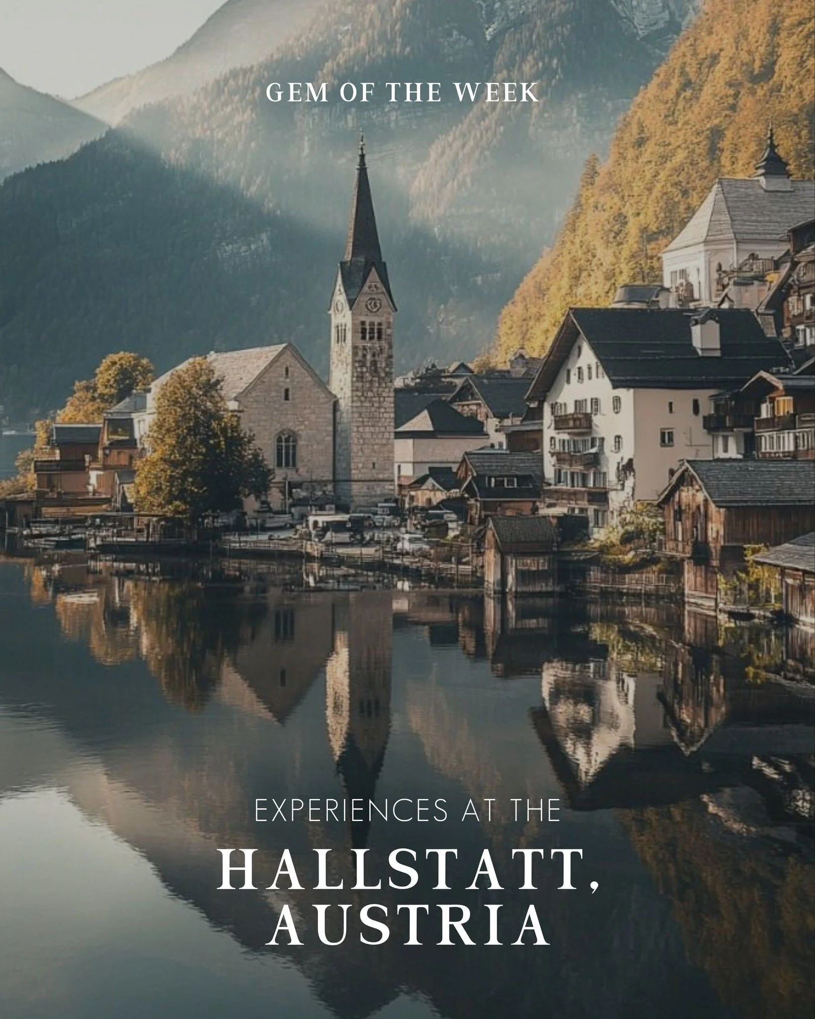 Luxury travel in Austria feels timeless in Hallstatt. Set between alpine mountains and a glassy lake, this historic village is known for its UNESCO heritage, scenic viewpoints, and tranquil lake experiences. Ideal for cultural travel, alpine landscap