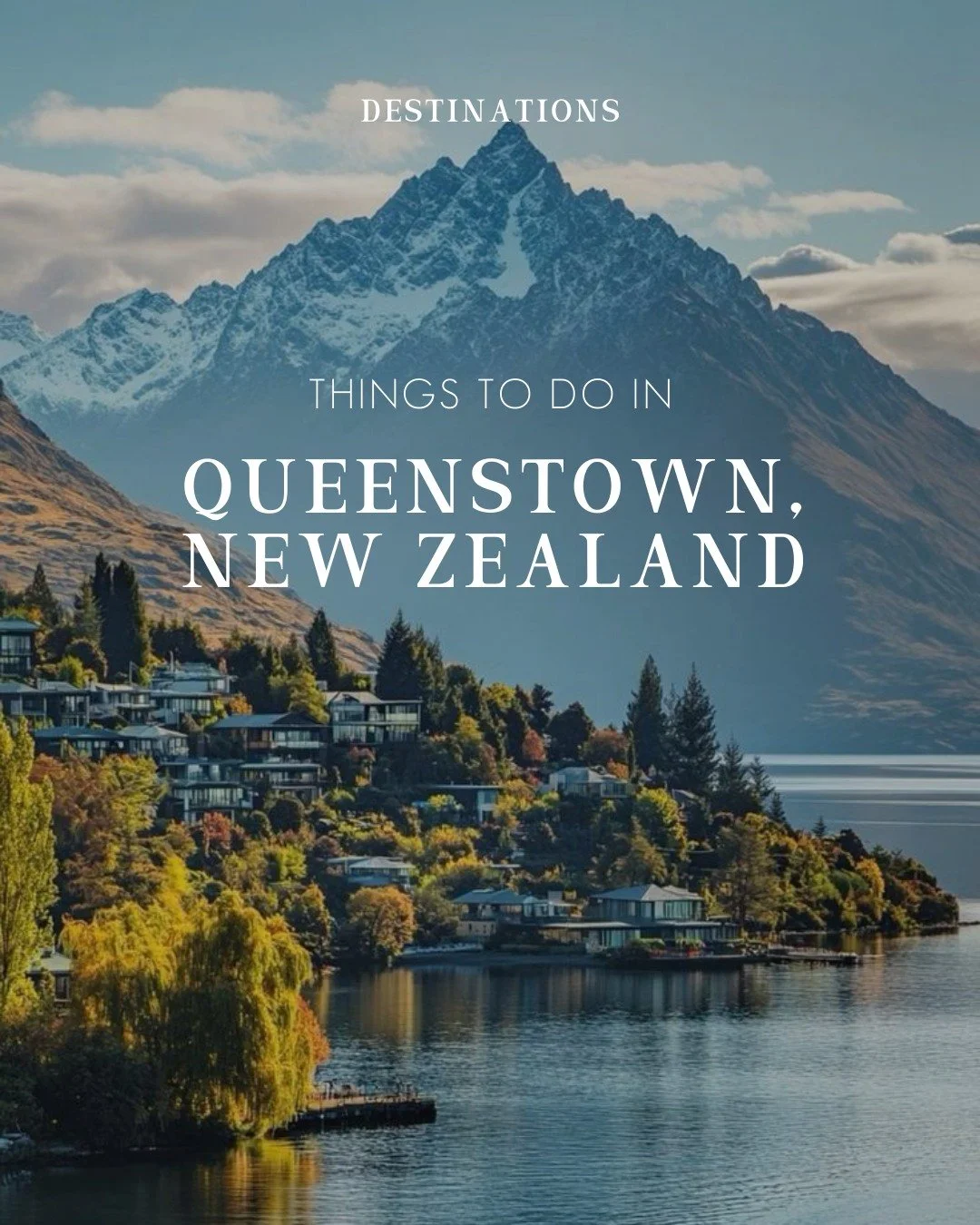 A luxury escape at the edge of the world. Queenstown offers a private helicopter flight to Milford Sound with a glacier landing, exclusive wine tastings in Central Otago, and fine-dining lodge dinners overlooking the lake. Adventure, wine tourism, an