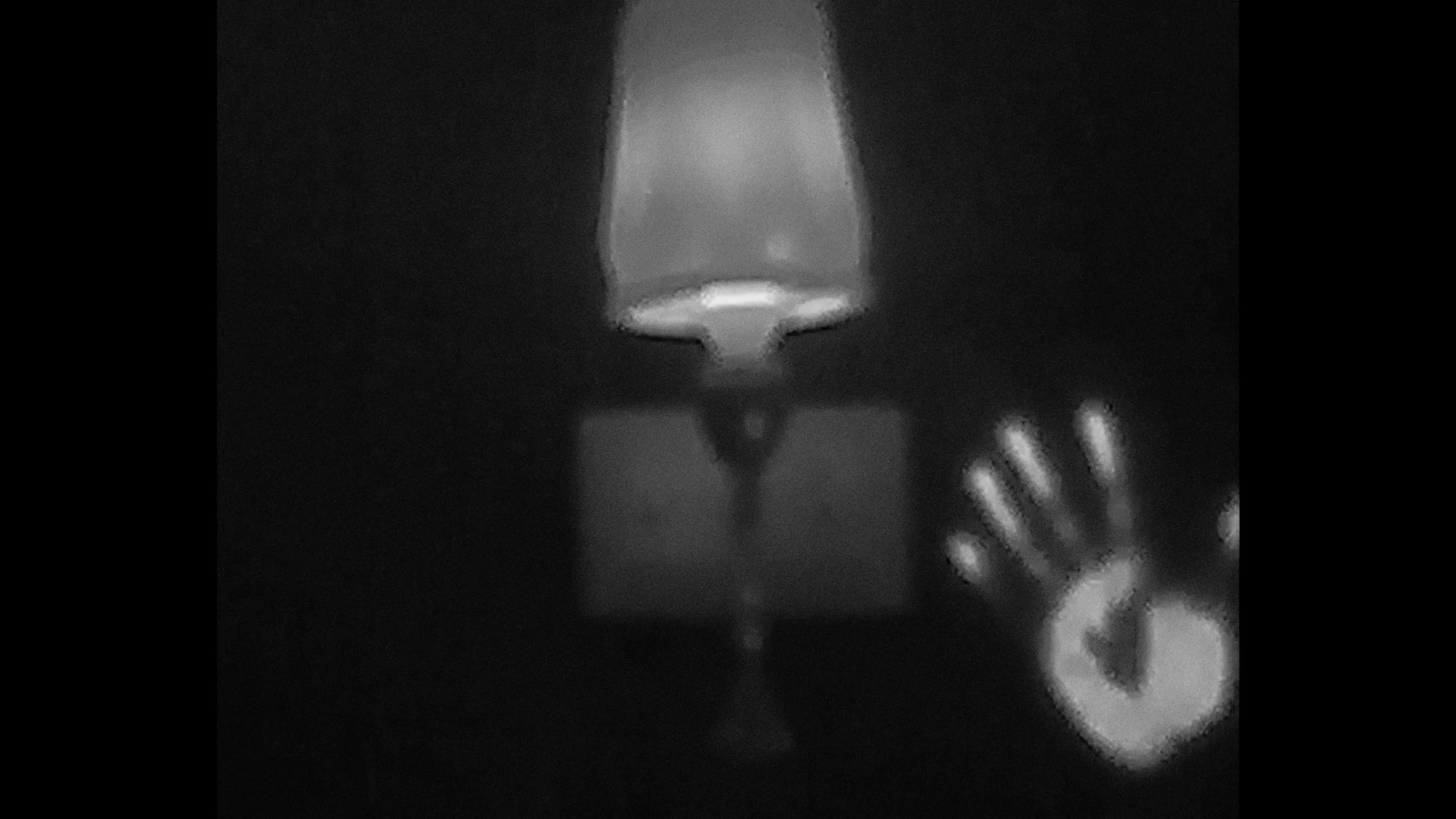 hand print in infrared