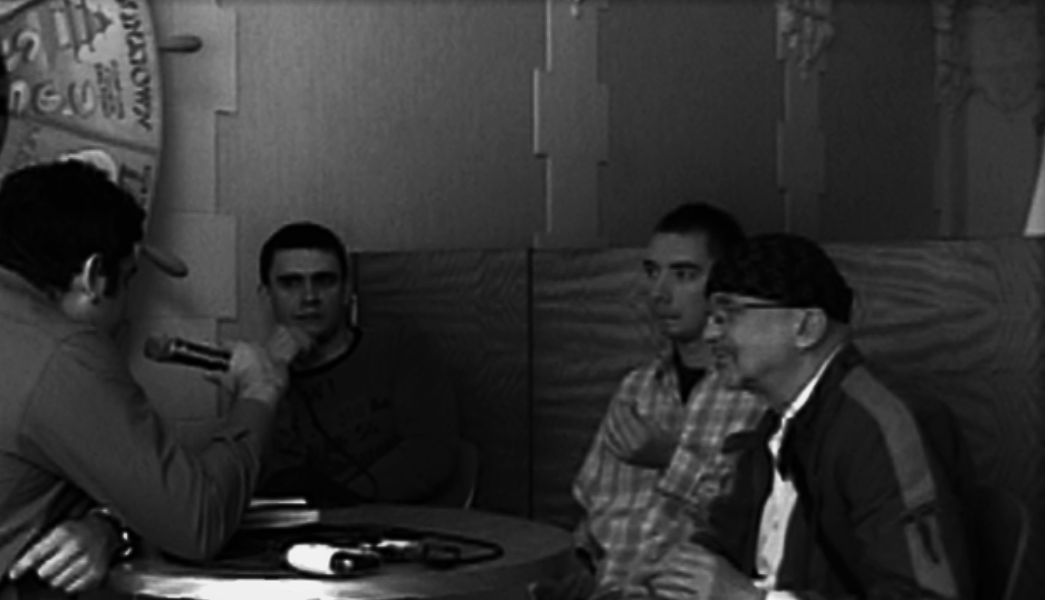 Entrevista al Tomasz Stańko Quartet, con Marcin Wasilewski (piano), Sławomir Kurkiewicz (contrabajo) y Michał Miśkiewicz (batería), San Francisco, California, 2004.