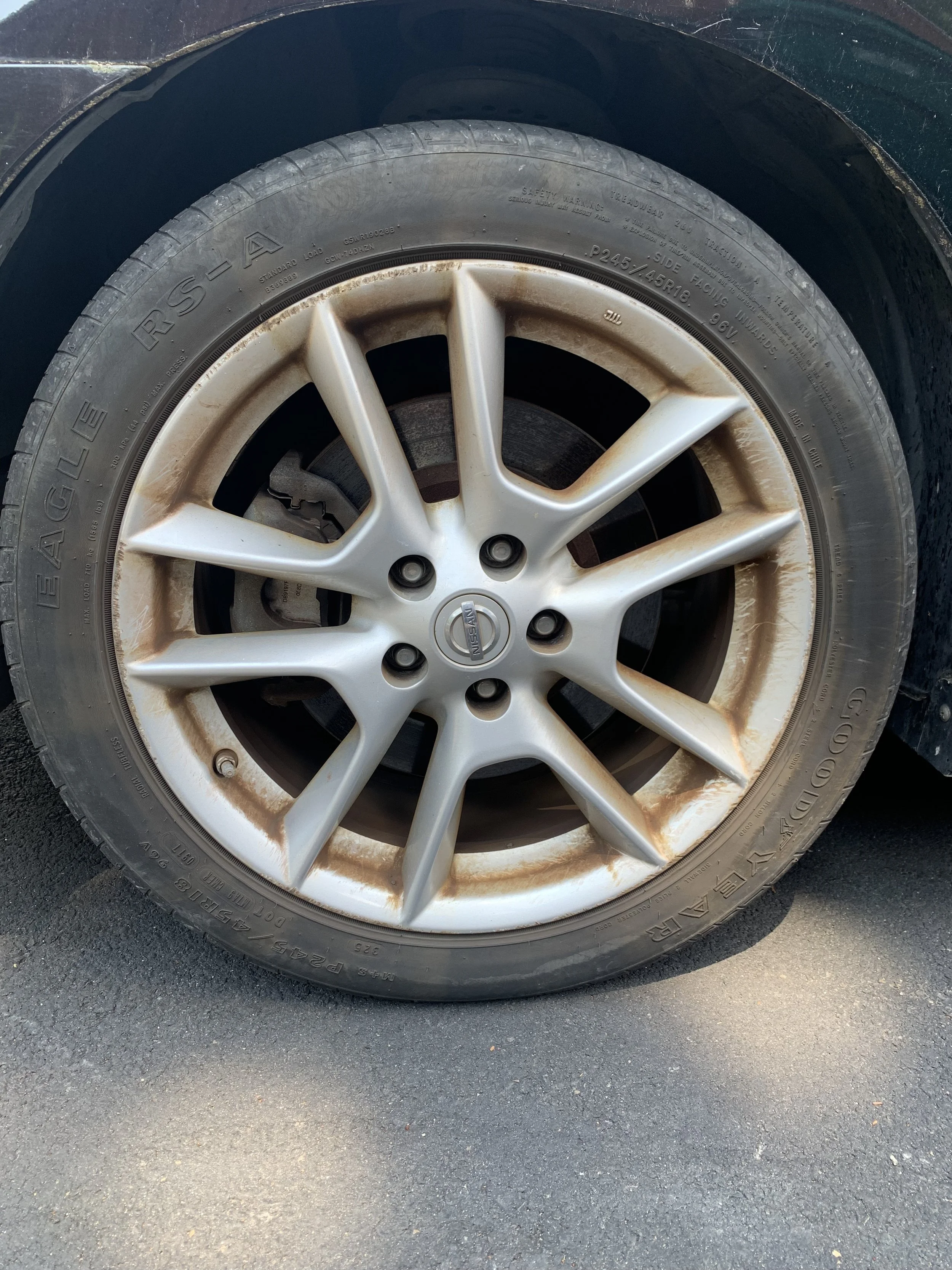 Exterior wheel detail