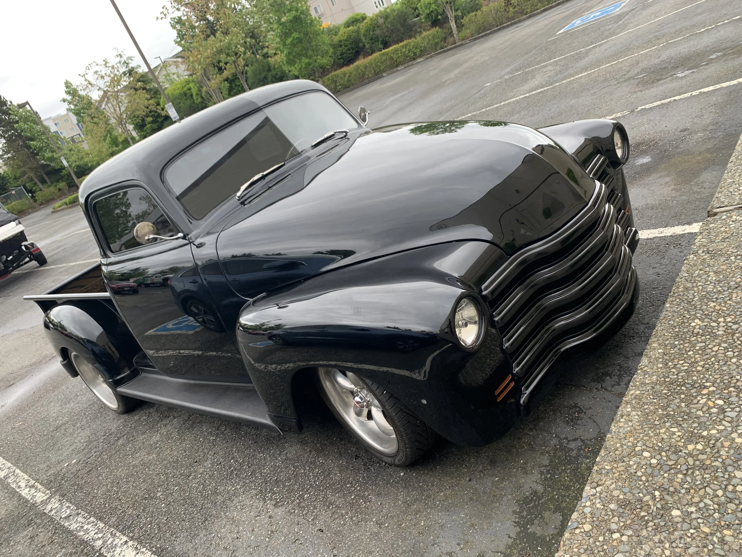 Classic car exterior detail and polish