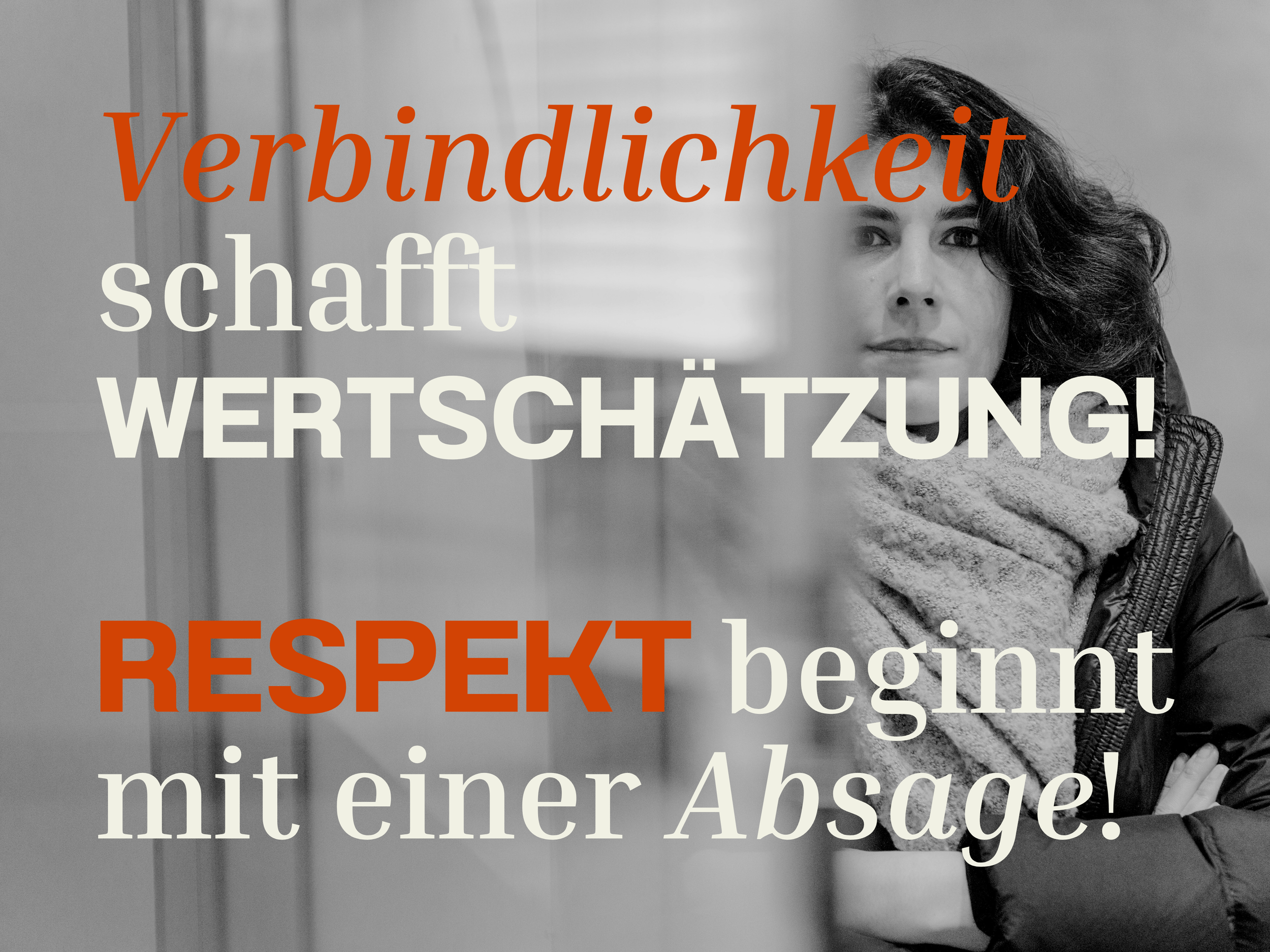 Ein Appell für Wertschätzung