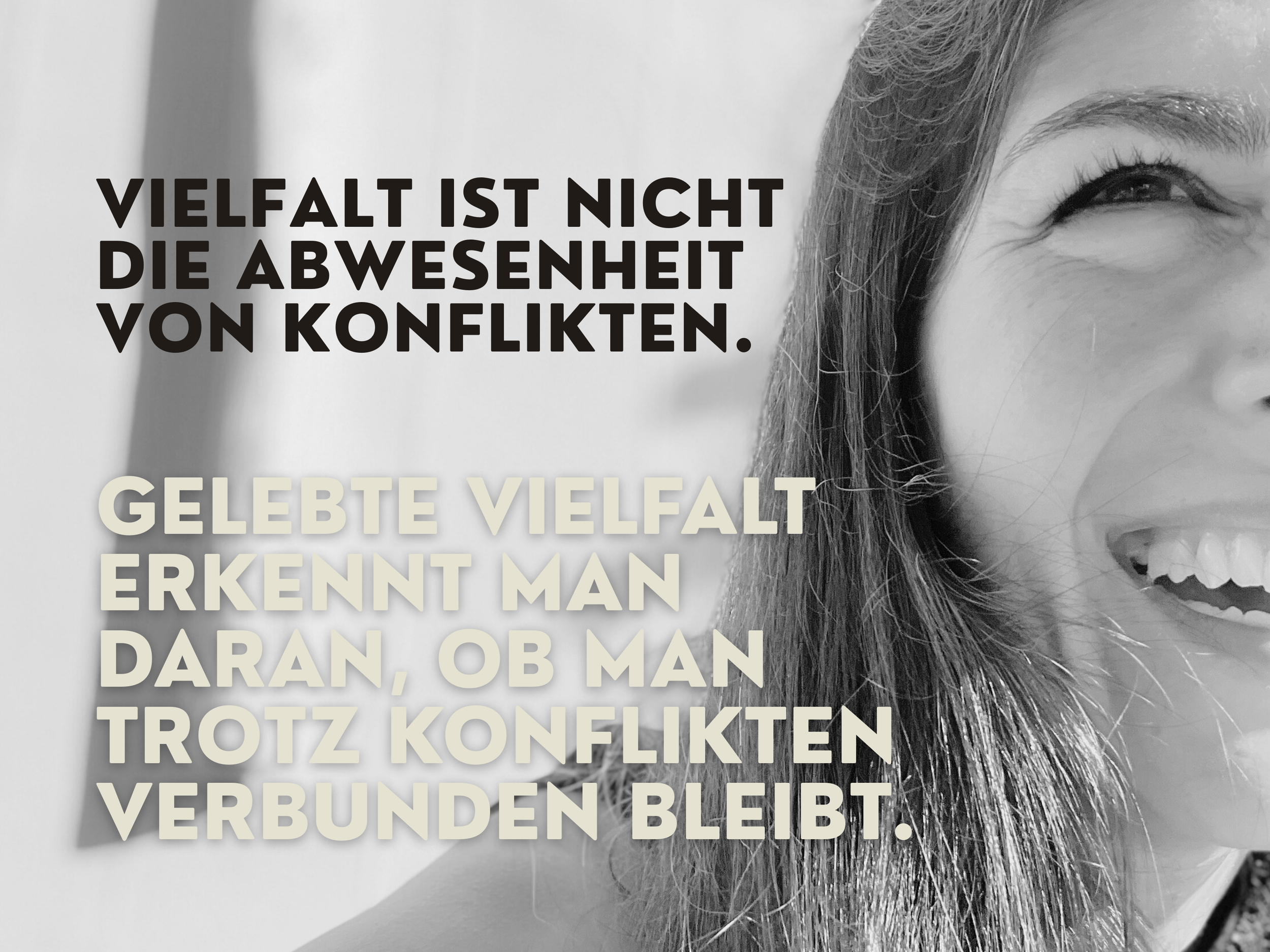 Vielfalt ist nicht die Abwesenheit von Konflikten