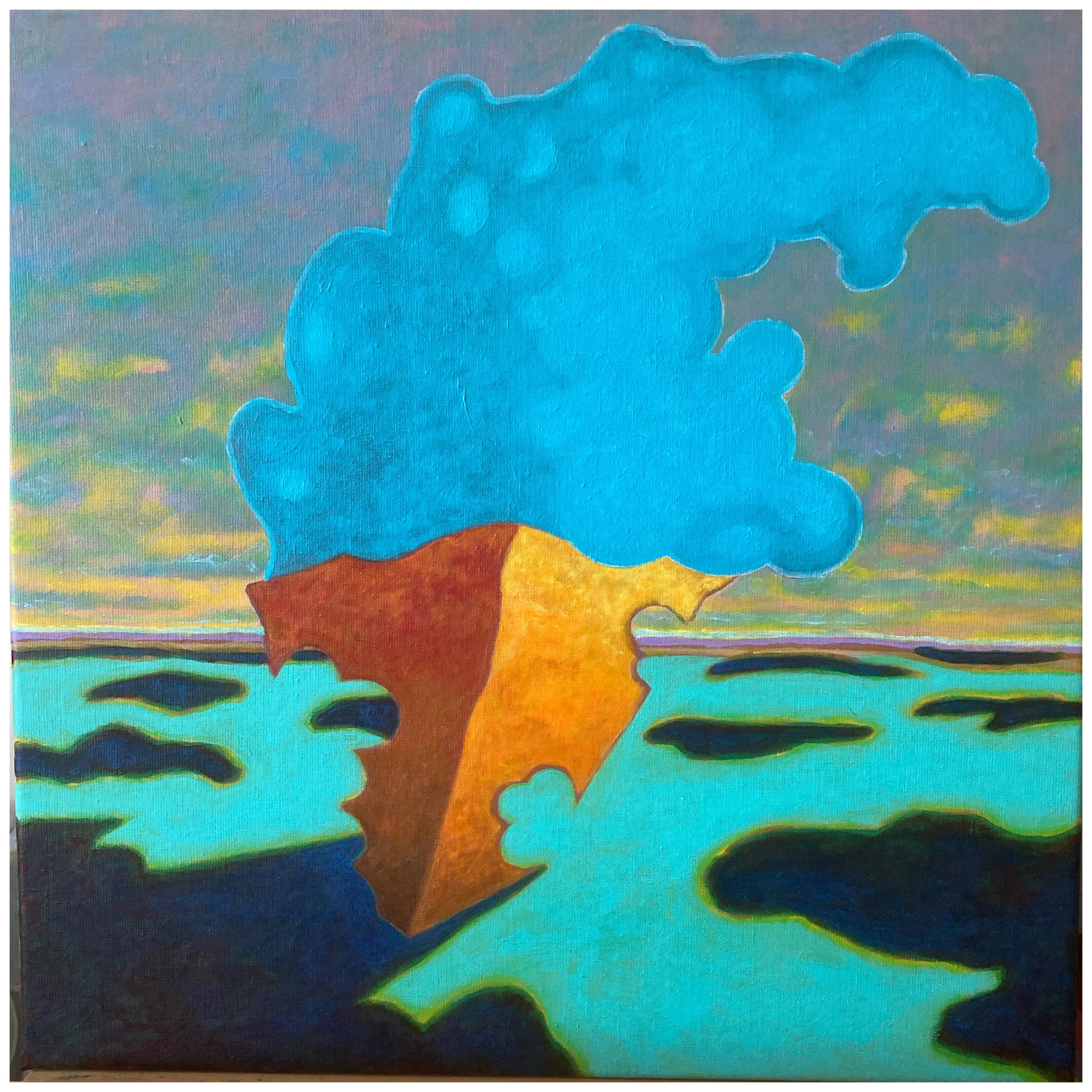 Untitled, 2023, acryl op linnen, 60 x 60 cm