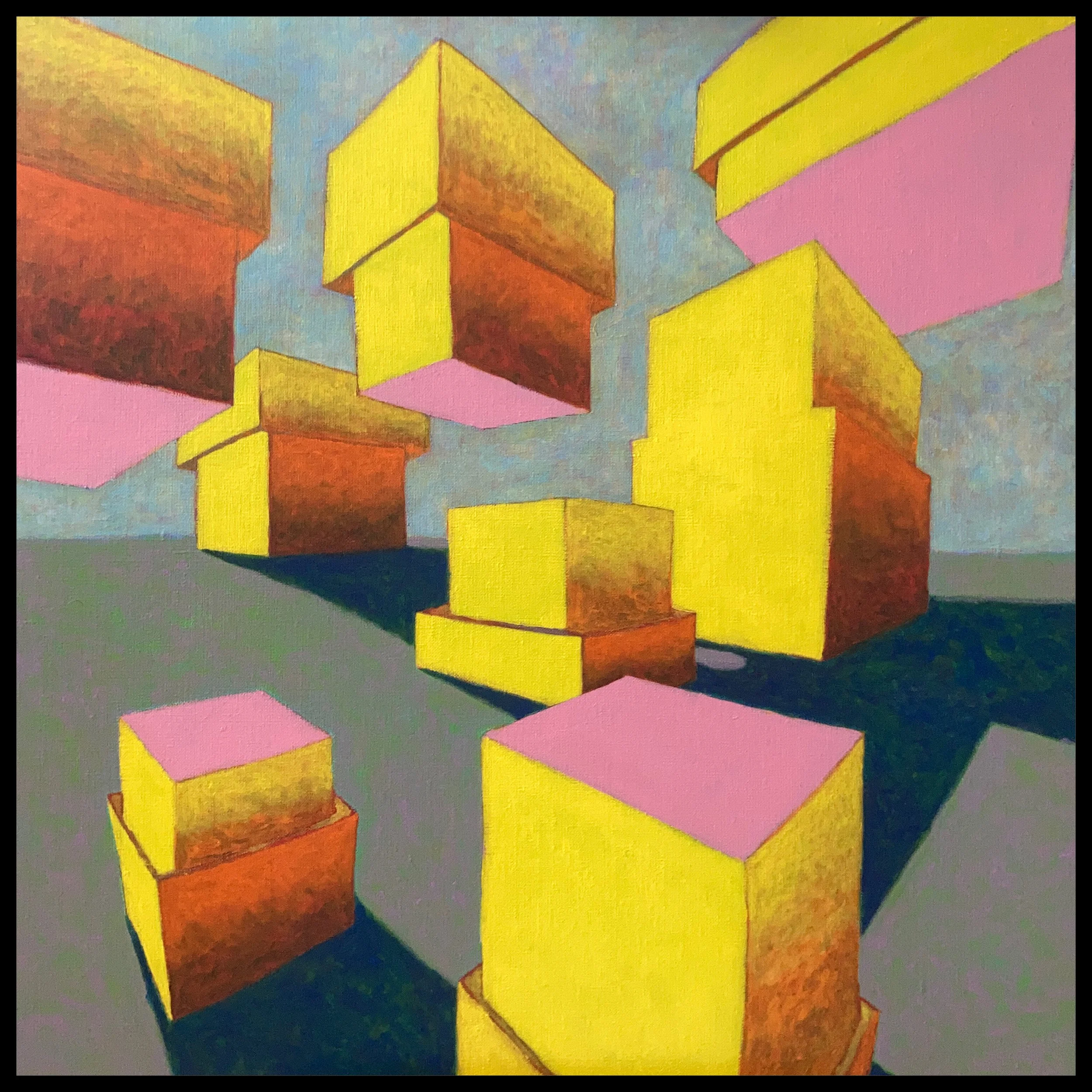 Untitled, 2023, acryl op linnen, 60 x 60 cm