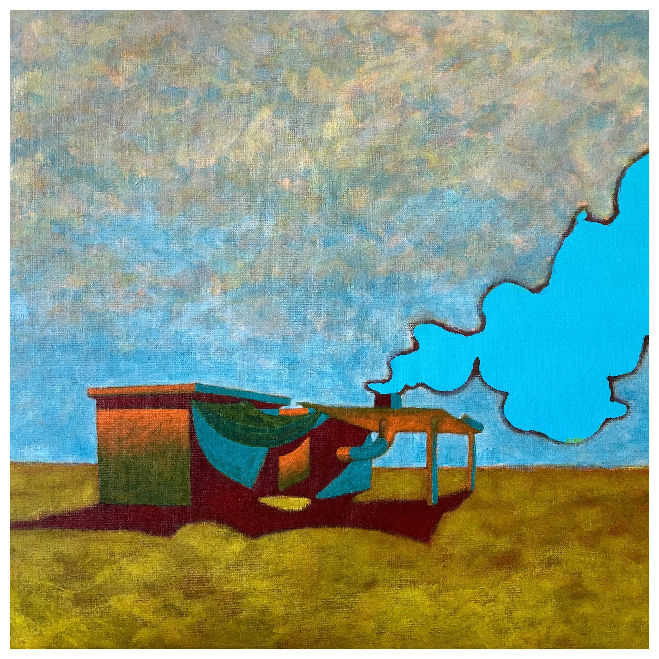 Untitled, 2023, acryl op linnen, 60 x 60 cm