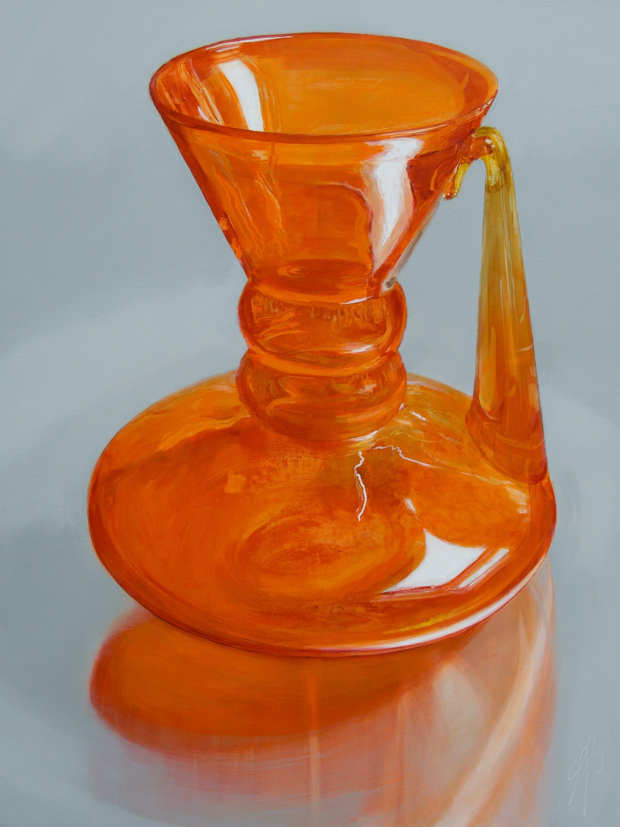 Sasja Wagenaar, Oranje, 2023, acryl op doek, 130 x 170, uniek