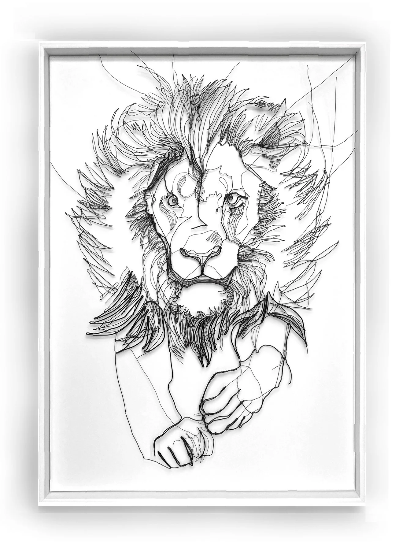 “Paso de león” (Lion step), 134 x 94 cm