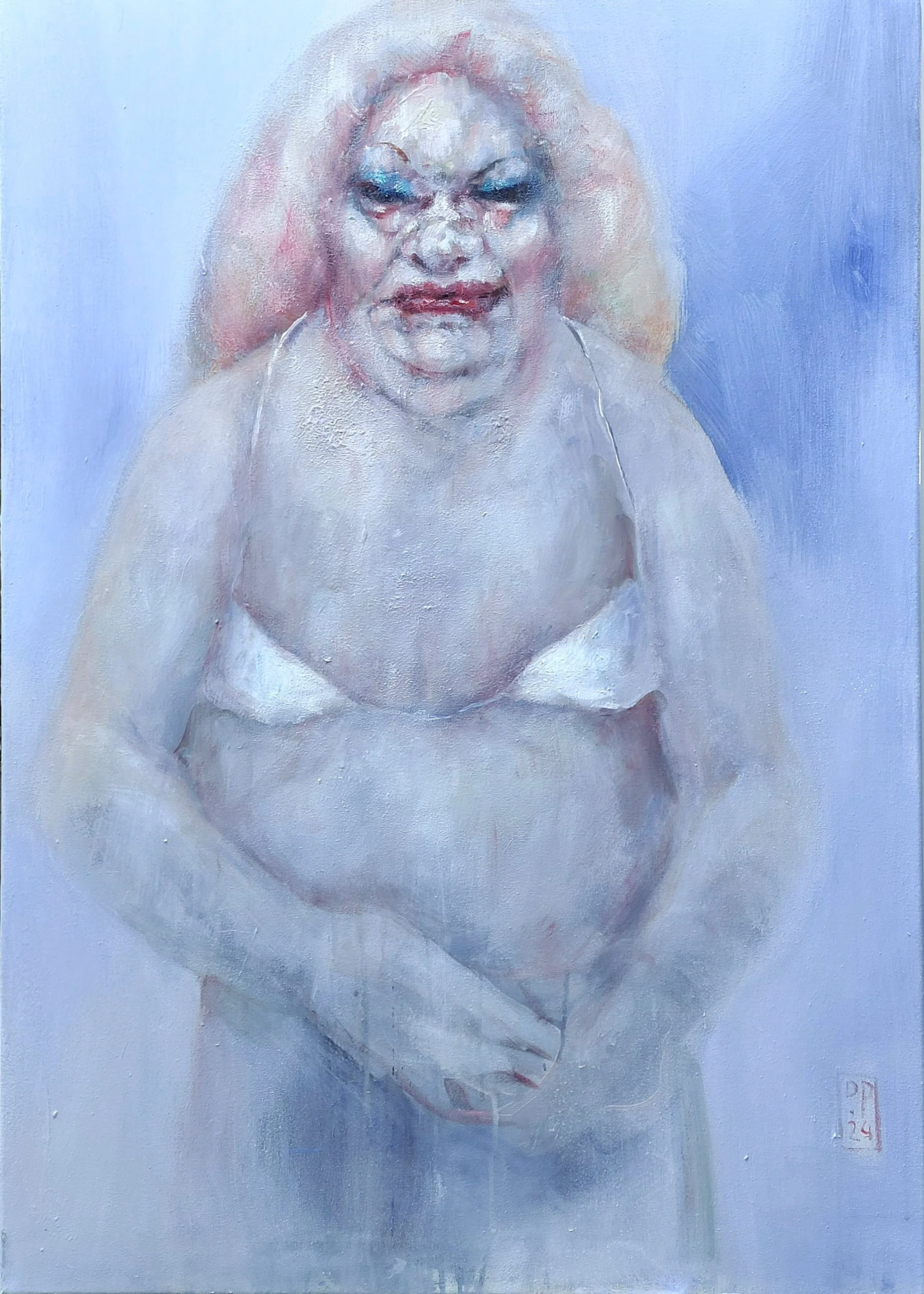 Abandoning decorum, 100 x 70 cm