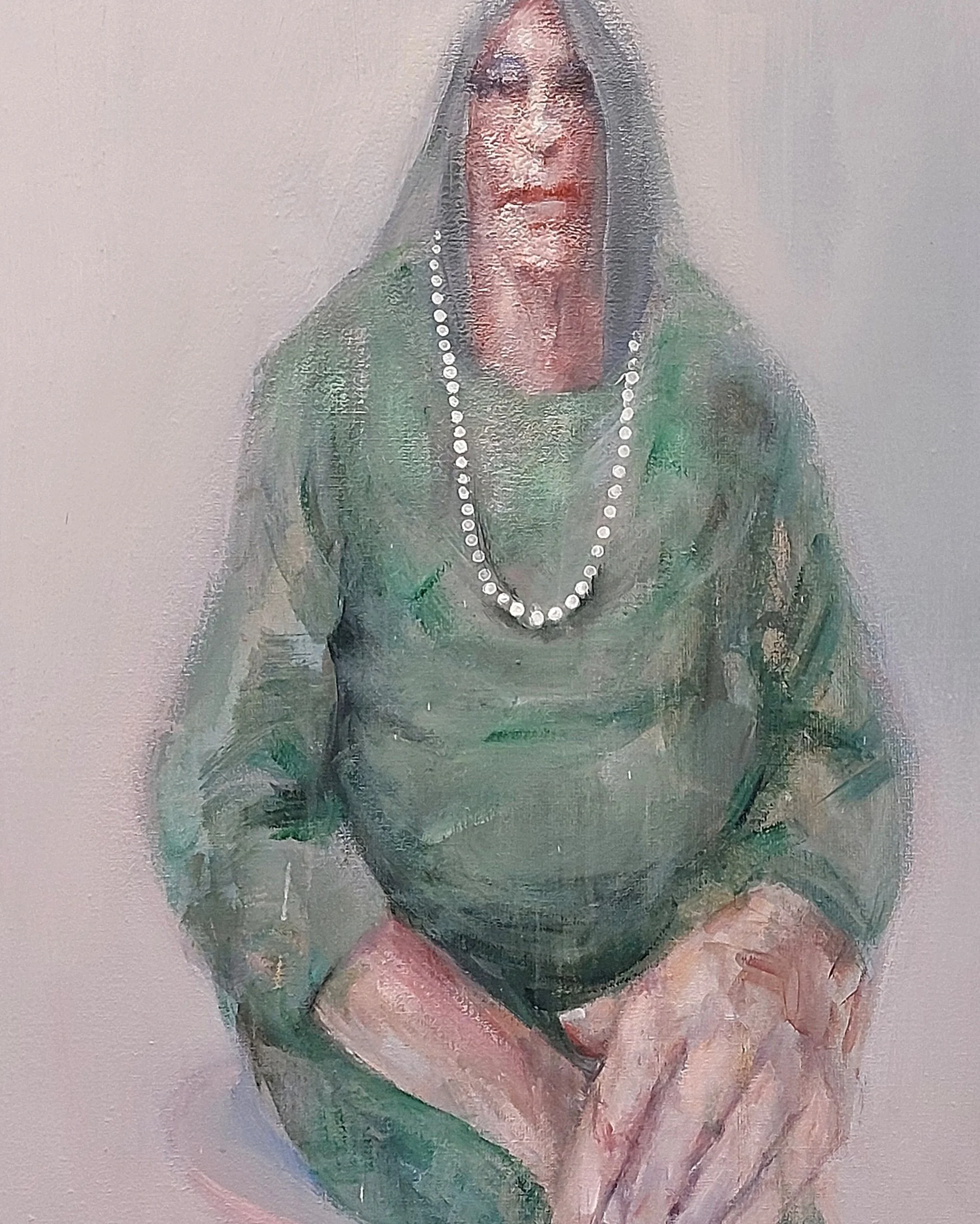 Girl with a pearl, 60 x 80 cm