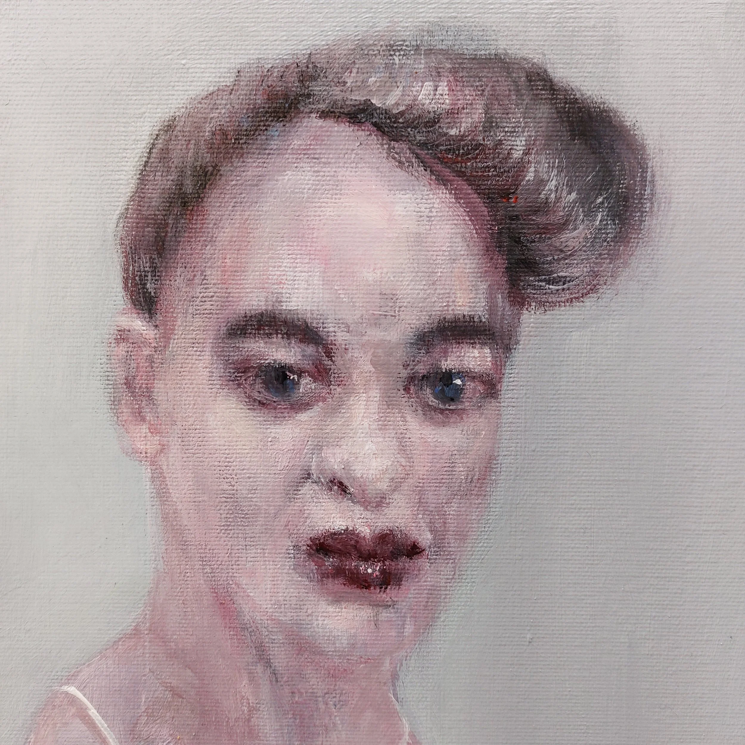Selfportrait of somebody else, 40 x 40 cm