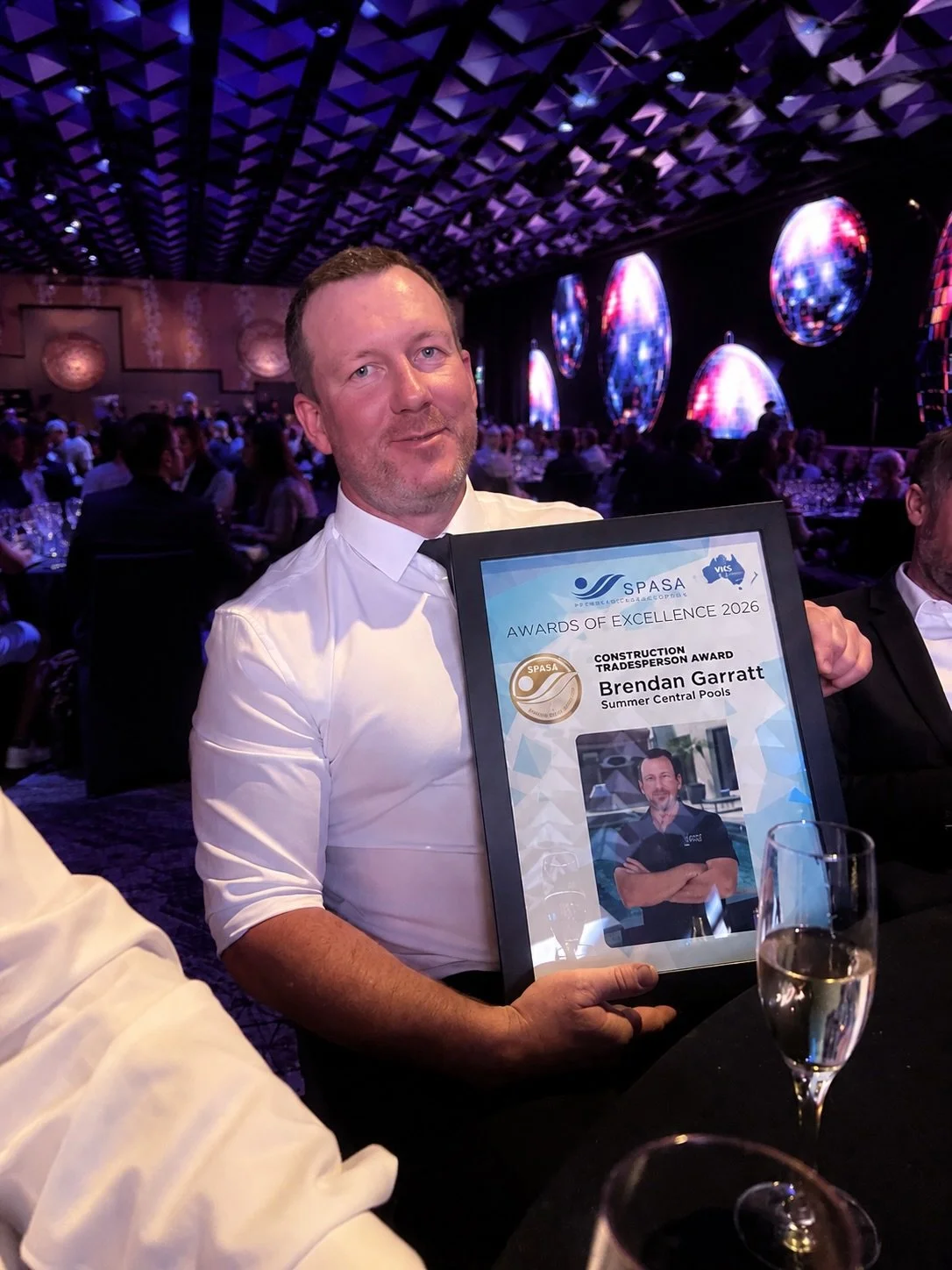SPASA Awards 2026 🥇

Last weekend a great night was had celebrating our industry at the SPASA (Swimming Pool &amp; Spa Association) Awards.

To top off the evening we&rsquo;re proud to announce our very own Brendan Garratt brought home the win, taki