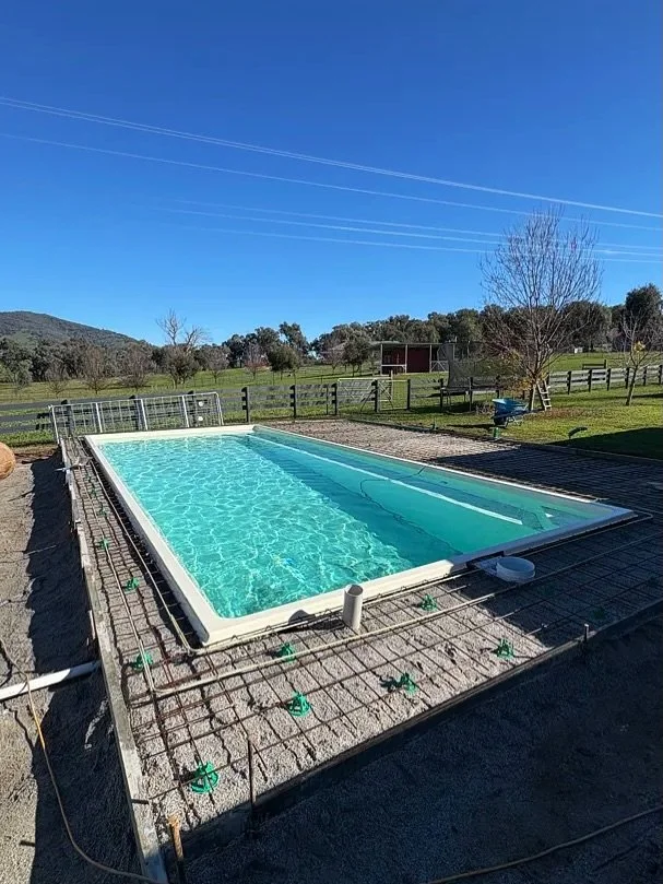 WIP | Concreting 🚧 

Throwing back to June when the Summer Central team were busy concreting the surrounds of this 10m Brampton from Barrier Reef Pools.

We love sharing the WIP shots, there&rsquo;s a lot that happens between the pool going in and t