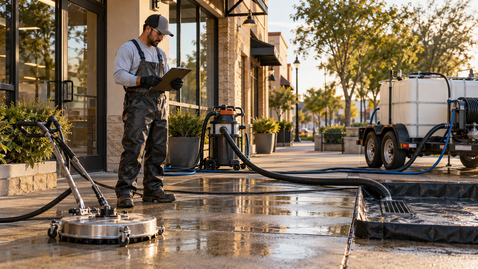 A Texas Power-Washing Business Needs a City Plan Before It Needs a Bigger Machine