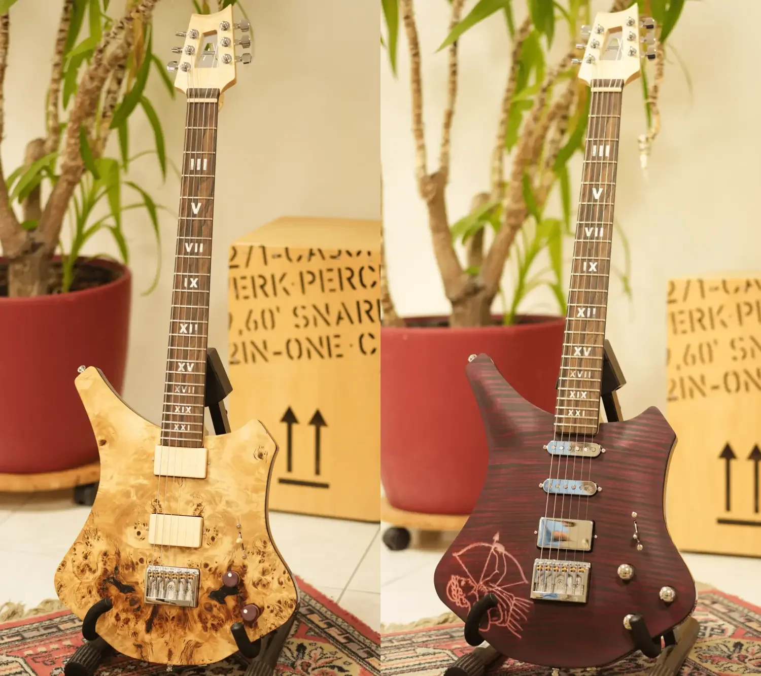 Die E-Gitarre mit dem wechselbaren Top