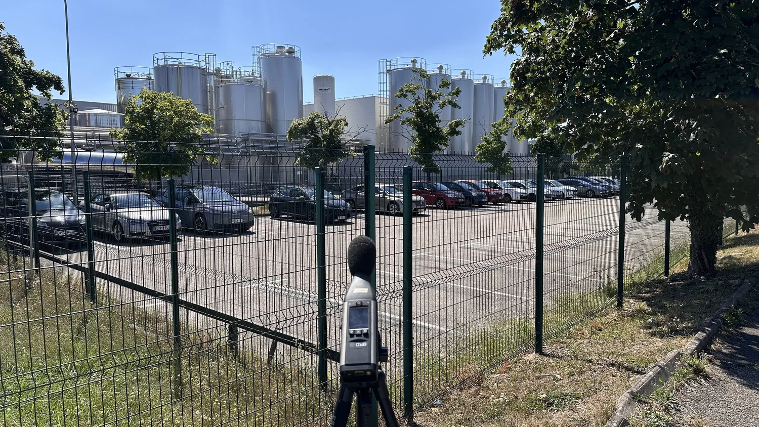 Mesure acoustique en limite de propriété sur un site ICPE en Haute-Savoie
