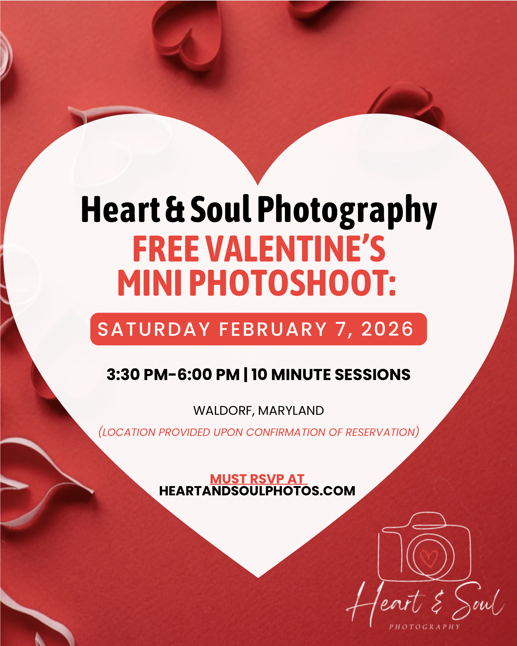 Free Valentine’s Mini Photoshoot