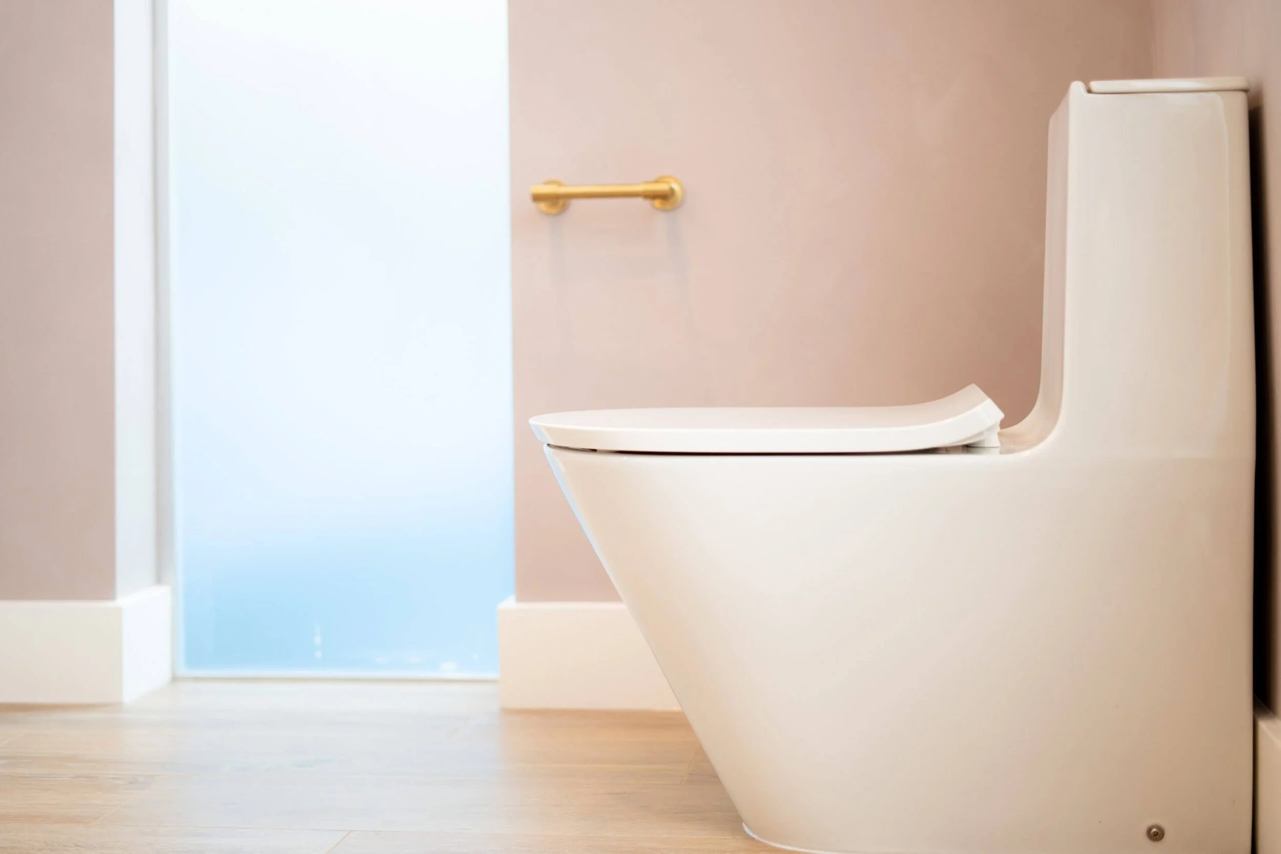 Toilet in luxury Toorak bathroom renovation