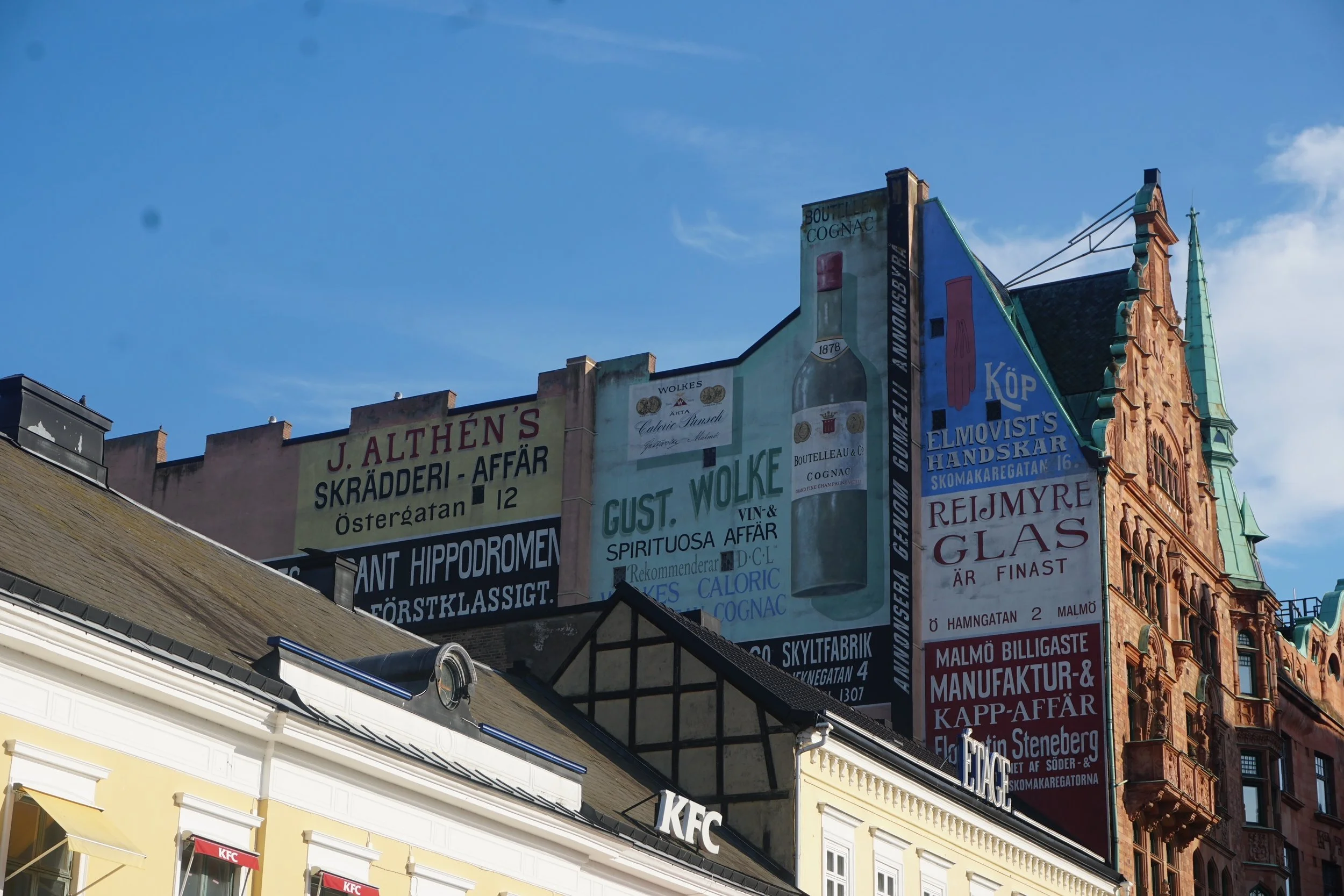 Some artwork in the main circle of Malmo