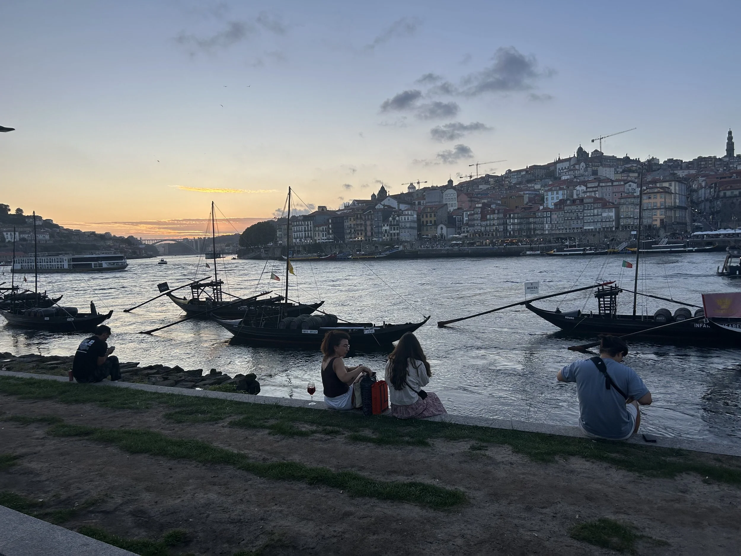 Vila Nova da Gaia at Sunset