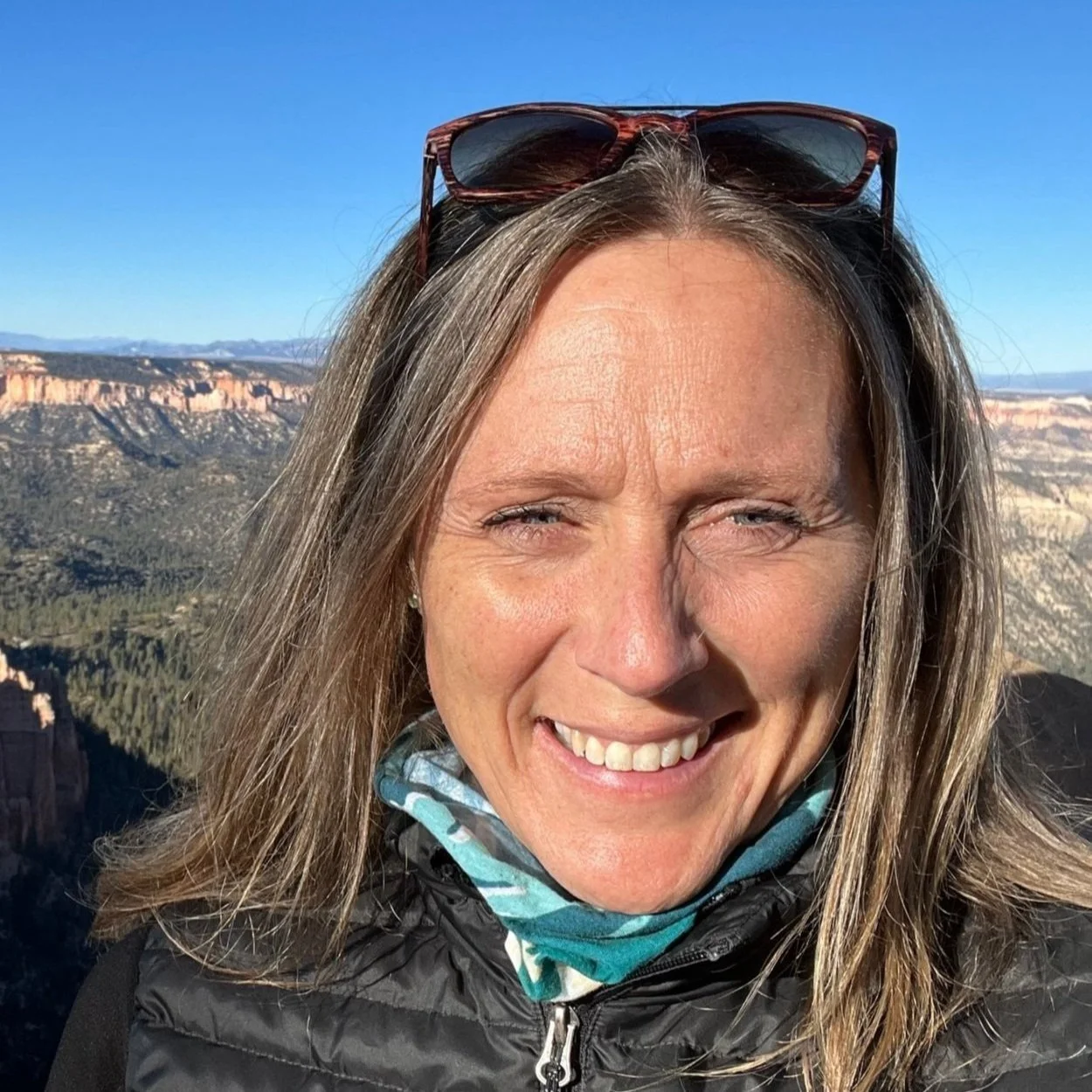Jody Hatch hiking portrait