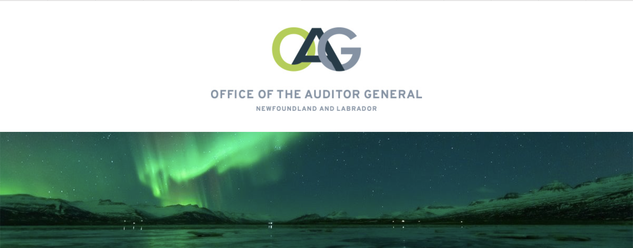 Media reports (various)- Auditor General’s report on Memorial University