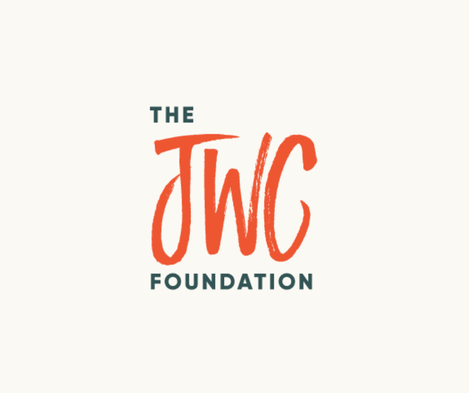 The JWC Foundation logo with stylized text.
