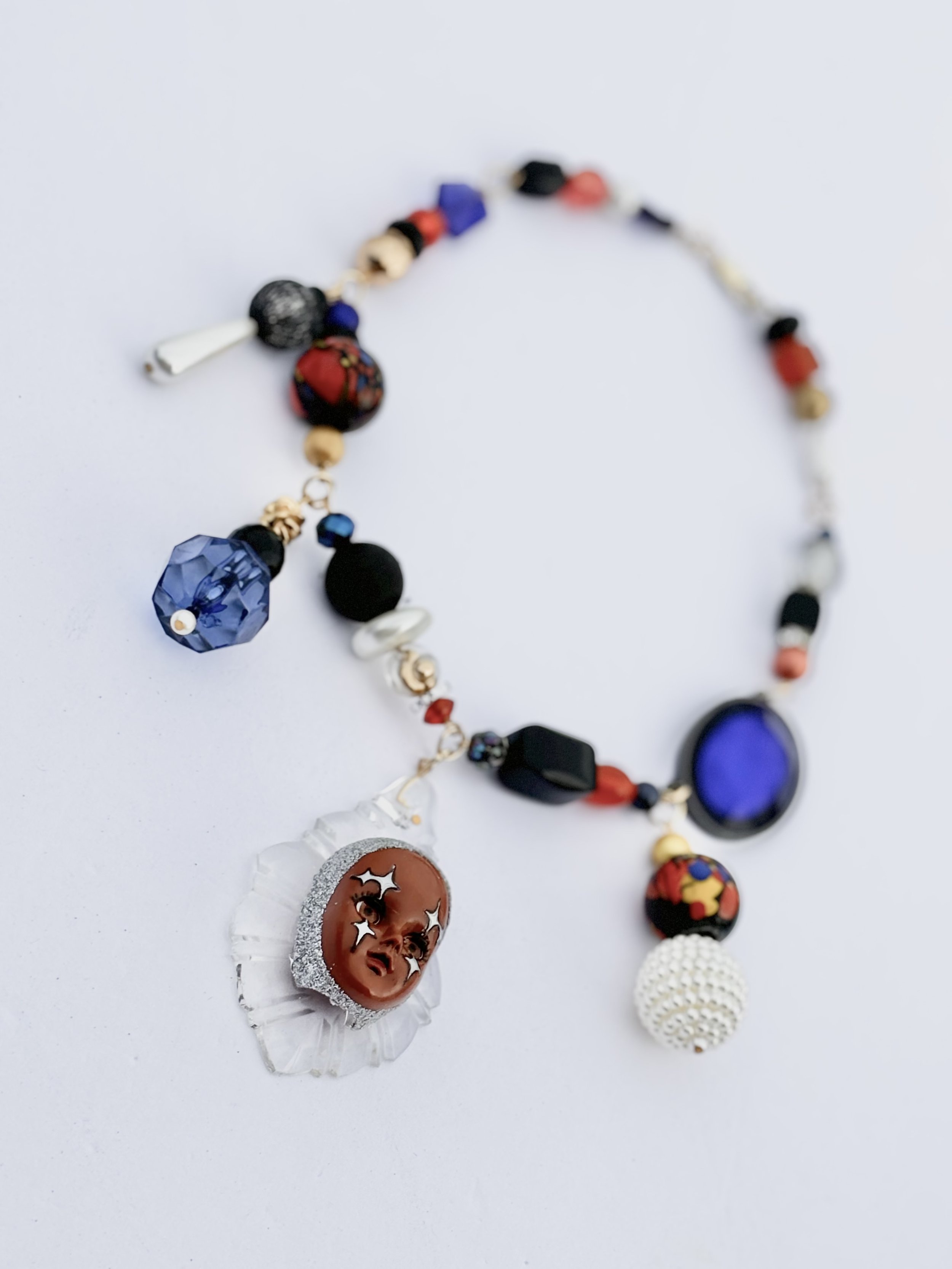 Clown royalty necklace