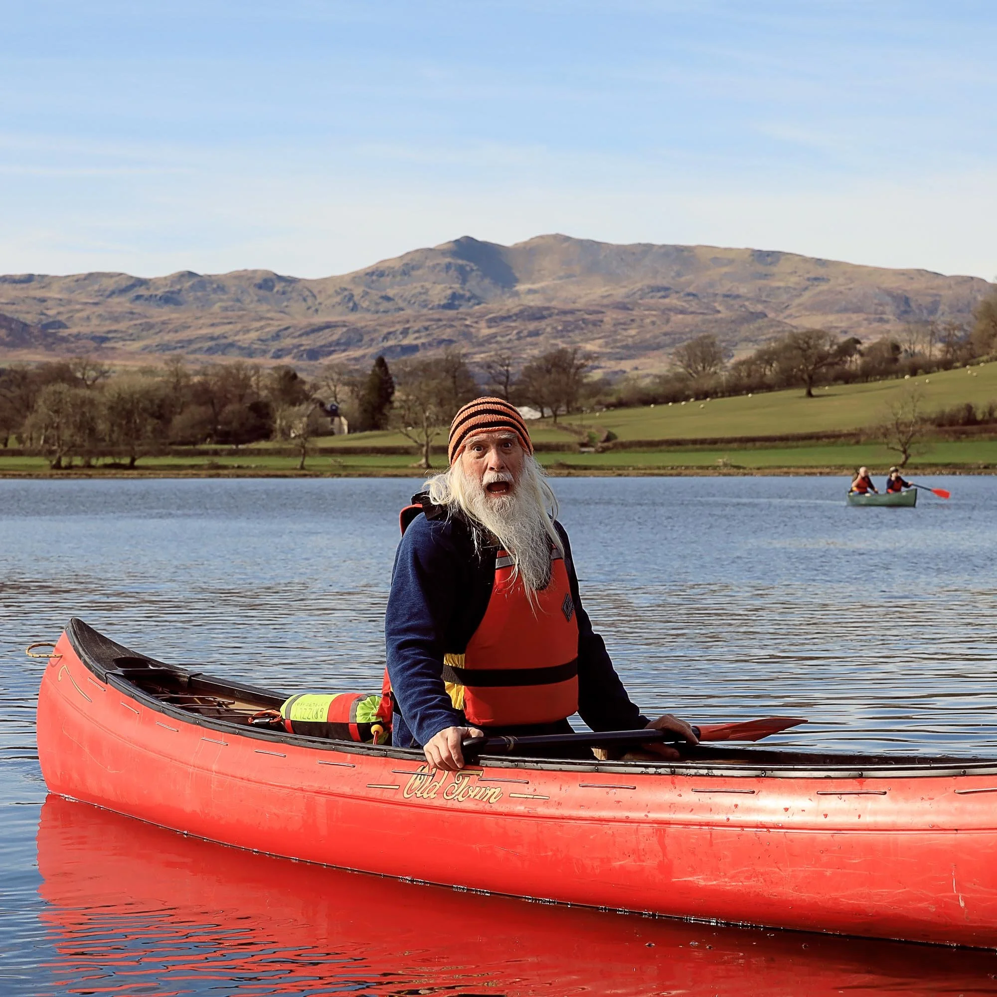 canoe Grizzly Adventurer Bala Lake tour Sion Corn Canoeing