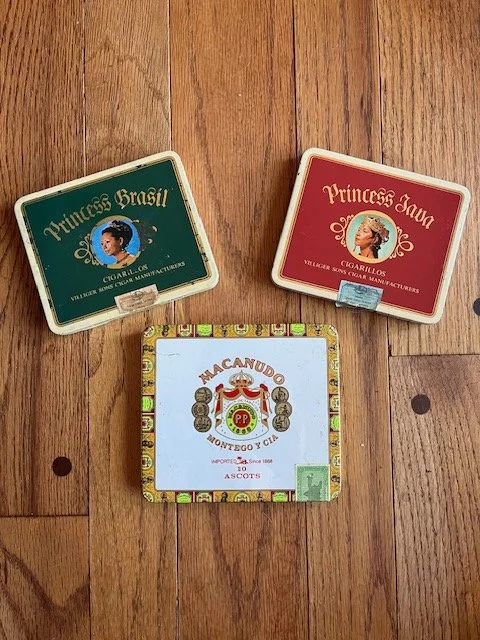 Vintage Cigarillo Tins