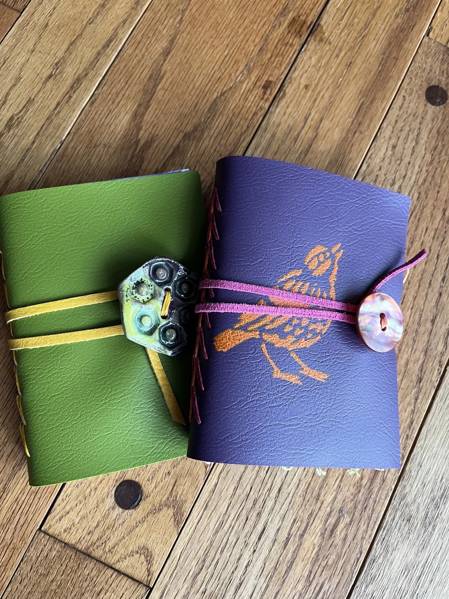 Upholstery Sample Covers, Hand Dyed Paper Signatures