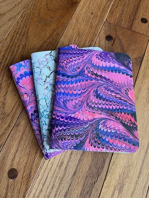 Handmarbled Paper, Pamphlet Stitch Gift Set
