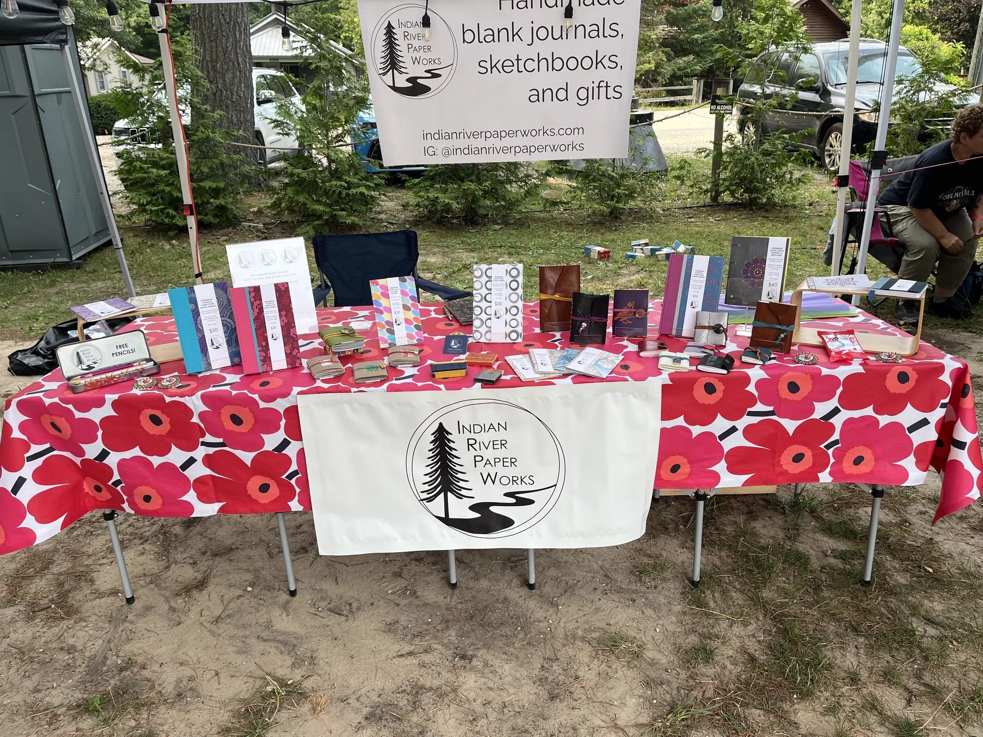 Booth Setup, Summer 2026 Indian River Night Bazaar