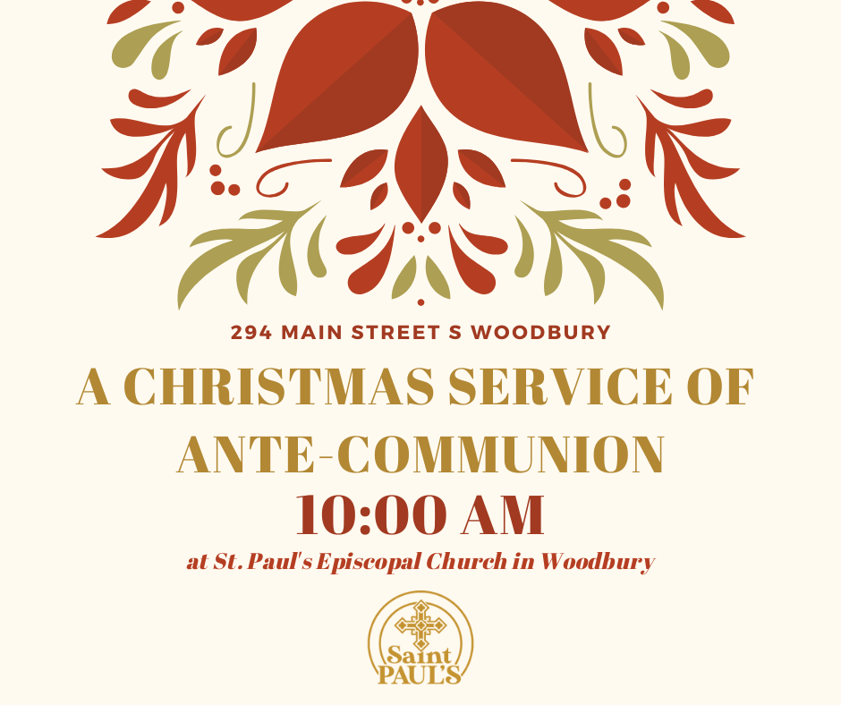 Christmas Season Service of Ante-Communion