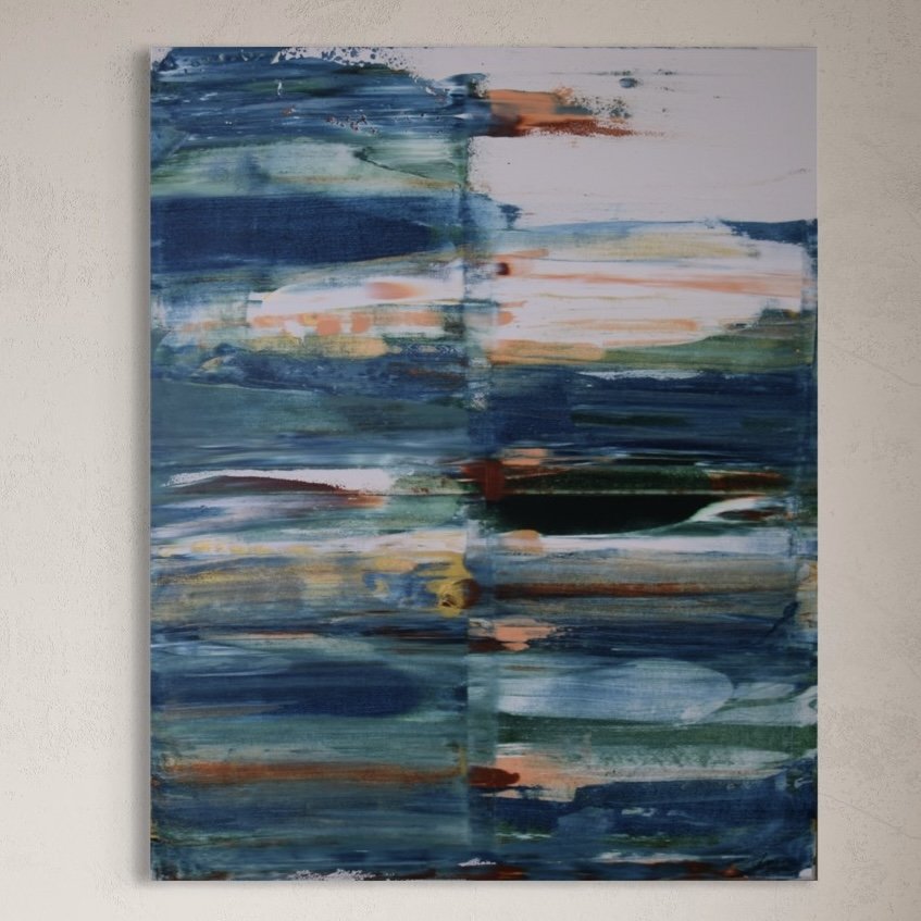 Harmonii 1 I 2023 I 80x100x1.6 cm I Acryl auf Leinwand I VERKAUFT