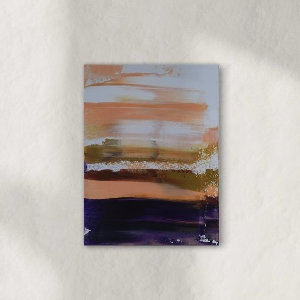 Verstecktes Glück 6 I 2023 I 30x40x0.4 cm I Acryl auf Malplatte I VERKAUFT