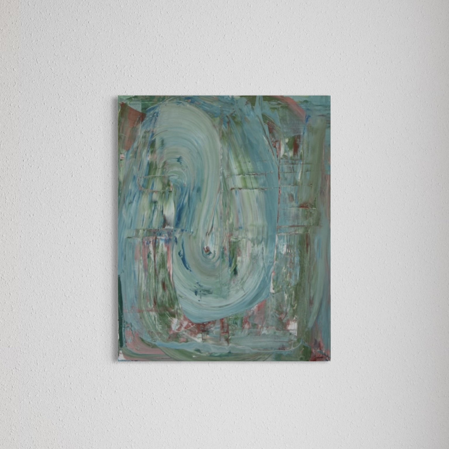 En Wüsch 4 I 2023 I 80x100x1.8cm I Acryl auf Leinwand