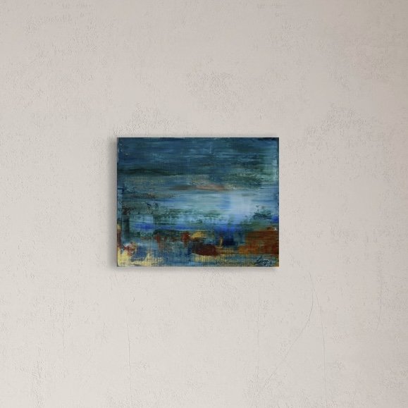Harmonii 2 I 2023 I 30x24x0.4 I Acryl auf Malplatte I VERKAUFT