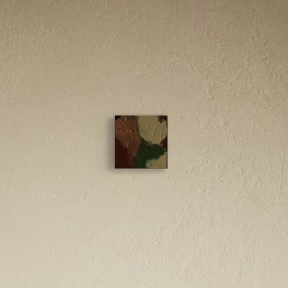 WLLW 4 I 2023 I 10x10x0.4 cm I Acryl auf Malplatte
