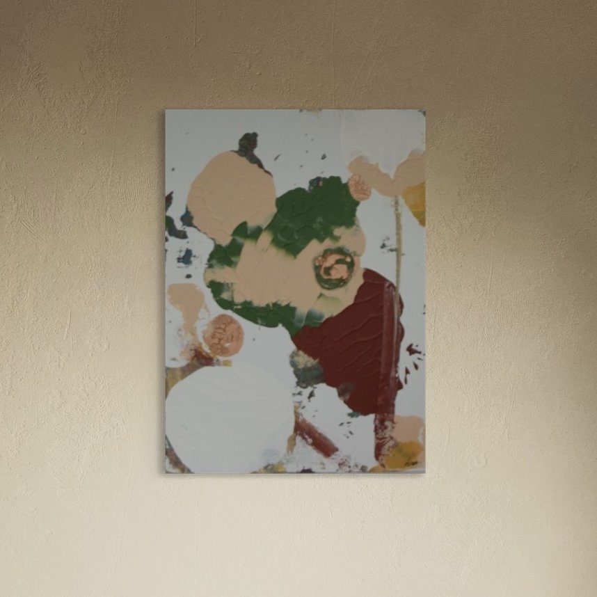 WLLW 16 I 2023 I 50x70x0.4 cm I Acryl auf Malplatte