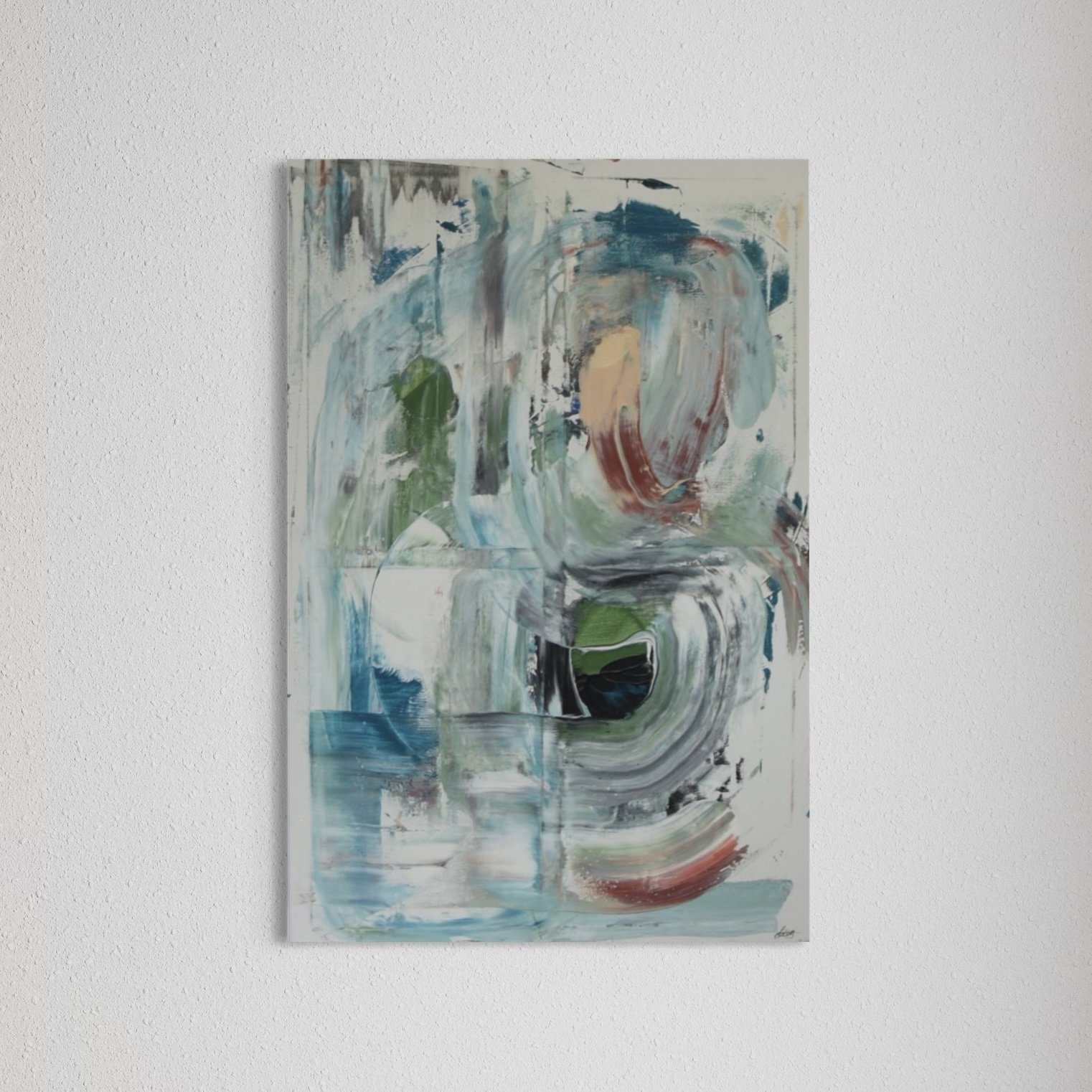 En Wüsch 3 I 2023 I 80x120x1.8cm I Acryl auf Leinwand