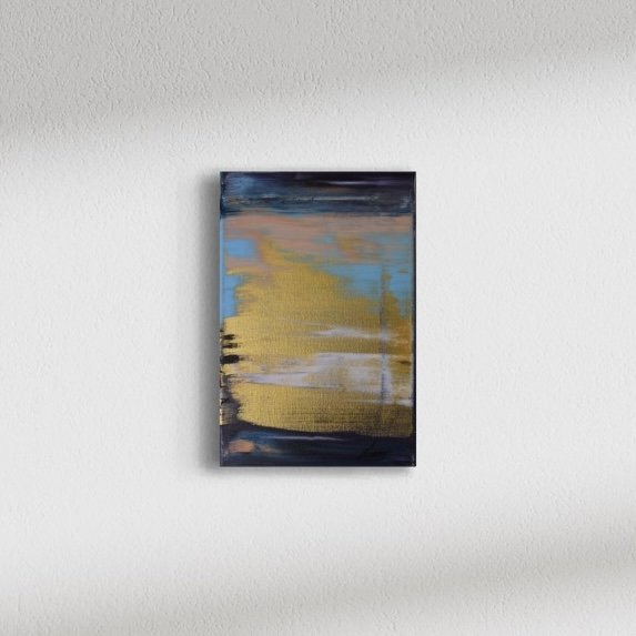 Cosimo 4 I 2023 I 20x30x1.6 cm I Acryl auf Leinwand