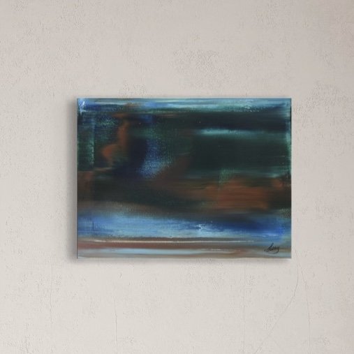 Harmonii 5 I 2023 I 40x30x1.6 I Acryl auf Leinwand
