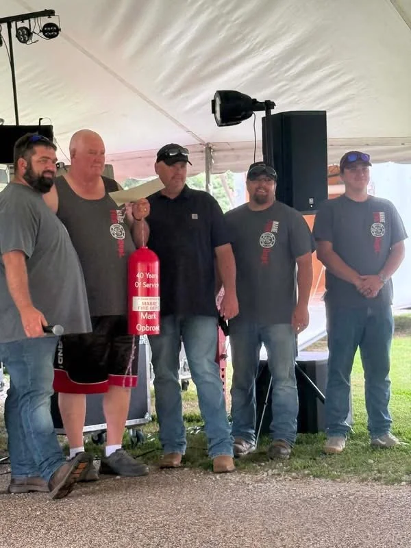 RAGBRAI lunch provided by Marne Firefighters