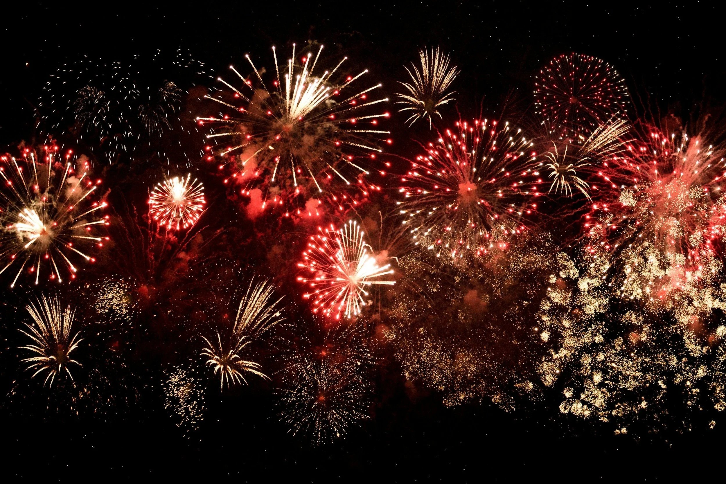 Marne potluck and fireworks display!