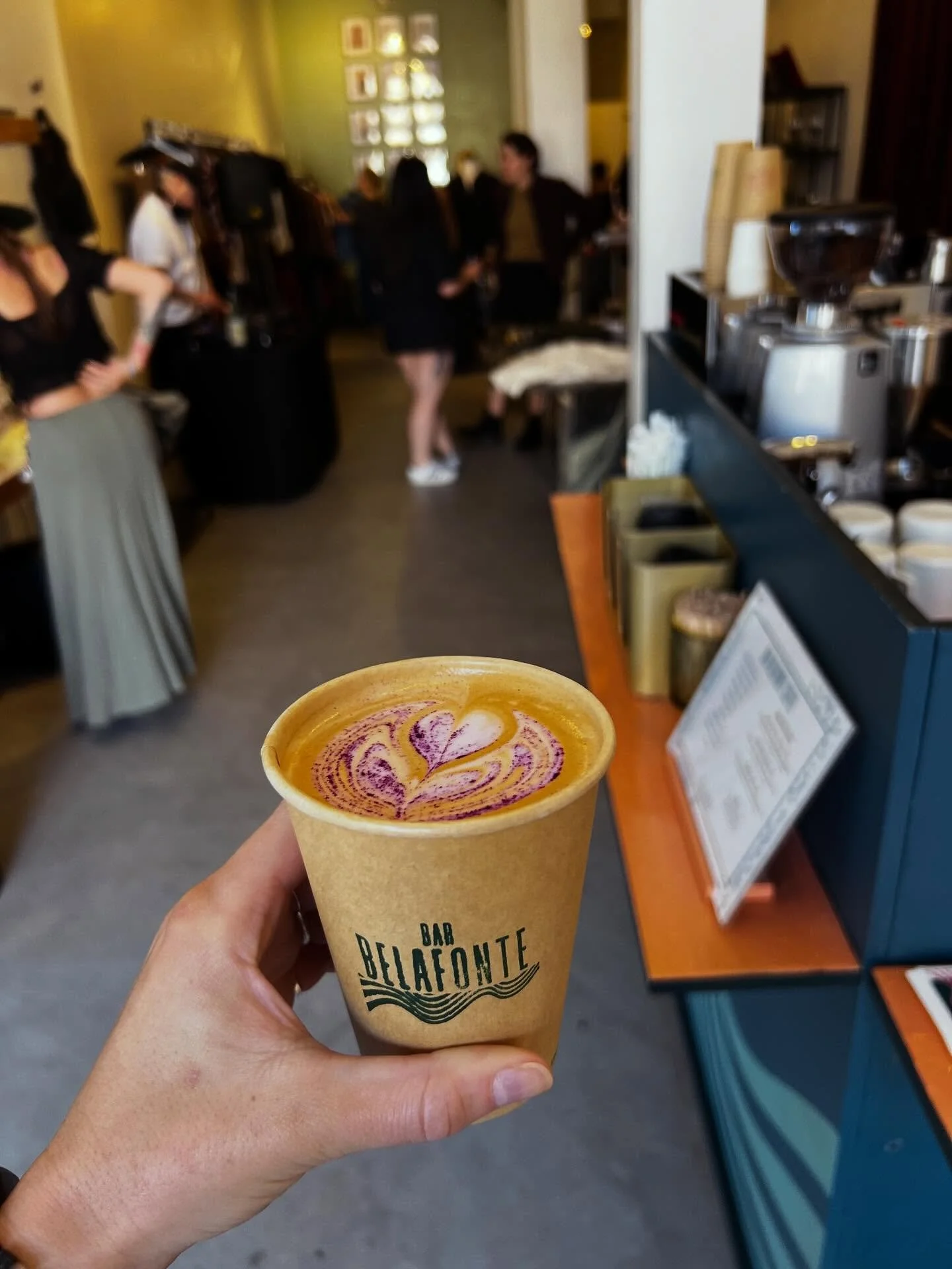 Cheers to Fibers of Being and their 4 year anniversary! We kept the carrot cake cold foam and ube spice flowing all weekend 🧡 Here&rsquo;s to another year of epic fashion