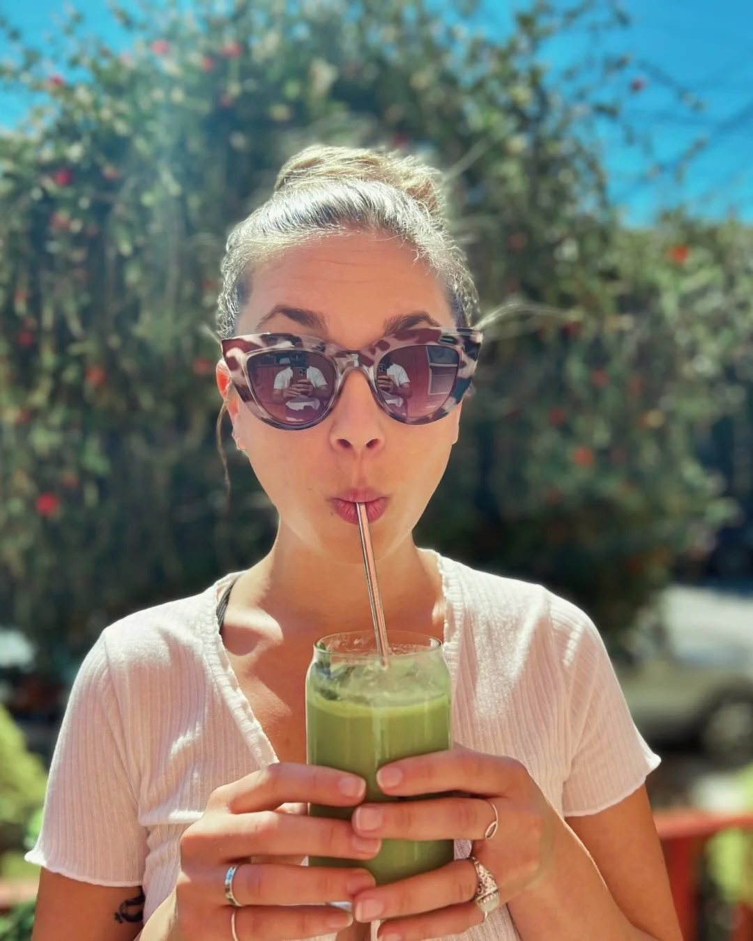 We&rsquo;re throwing it all the way back to the play place with a Shamrock Shakerato ☘️ #iykyk swing by Fibers of Being tomorrow to try one! 645 Divisadero from 12-3